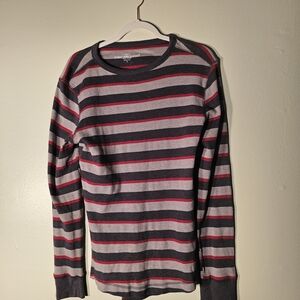 Classic Striped Crewneck Men's Shirt